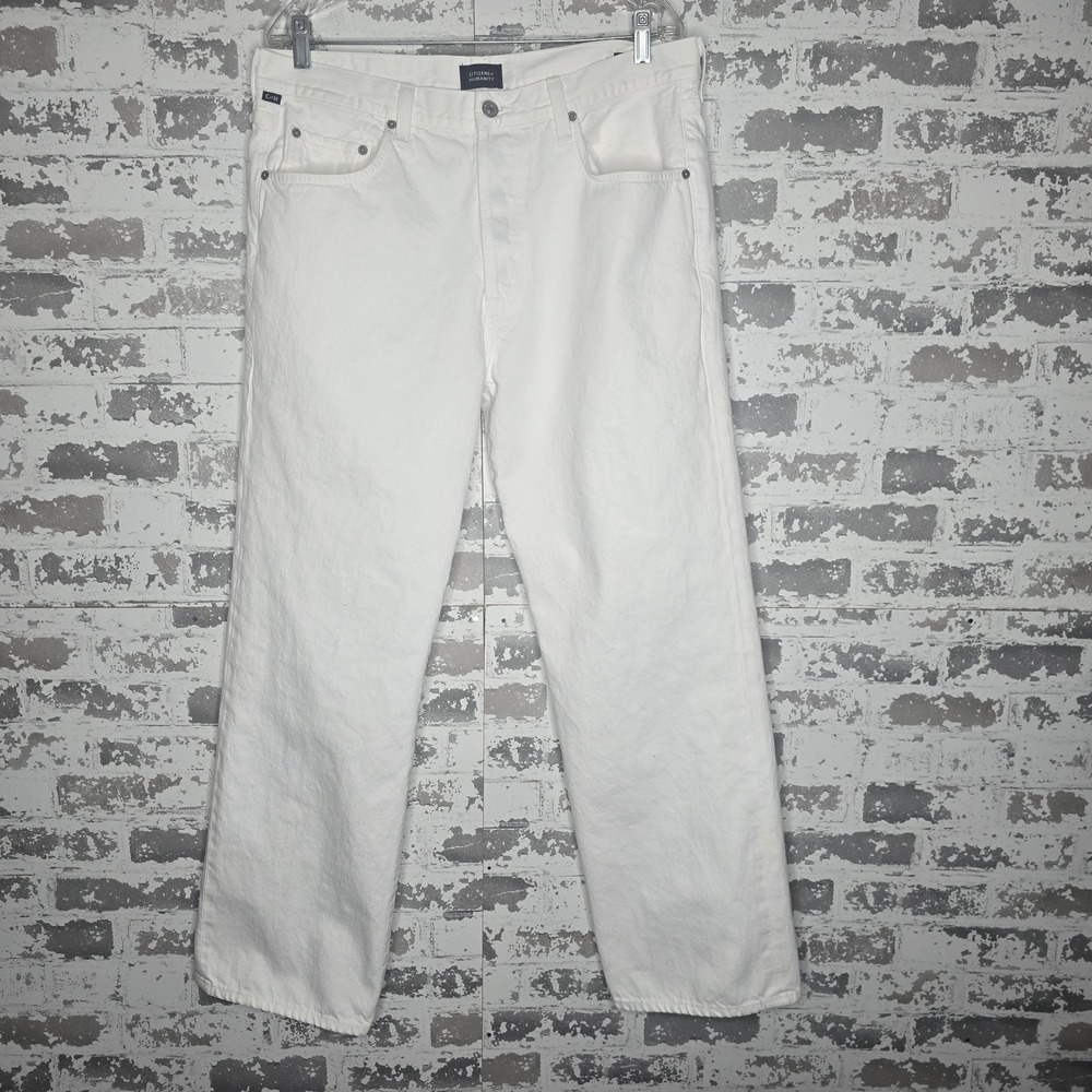 Citizens Of Humanity Jeans Mens 34x31 Hayden Relaxed Baggy Straight Button Fly